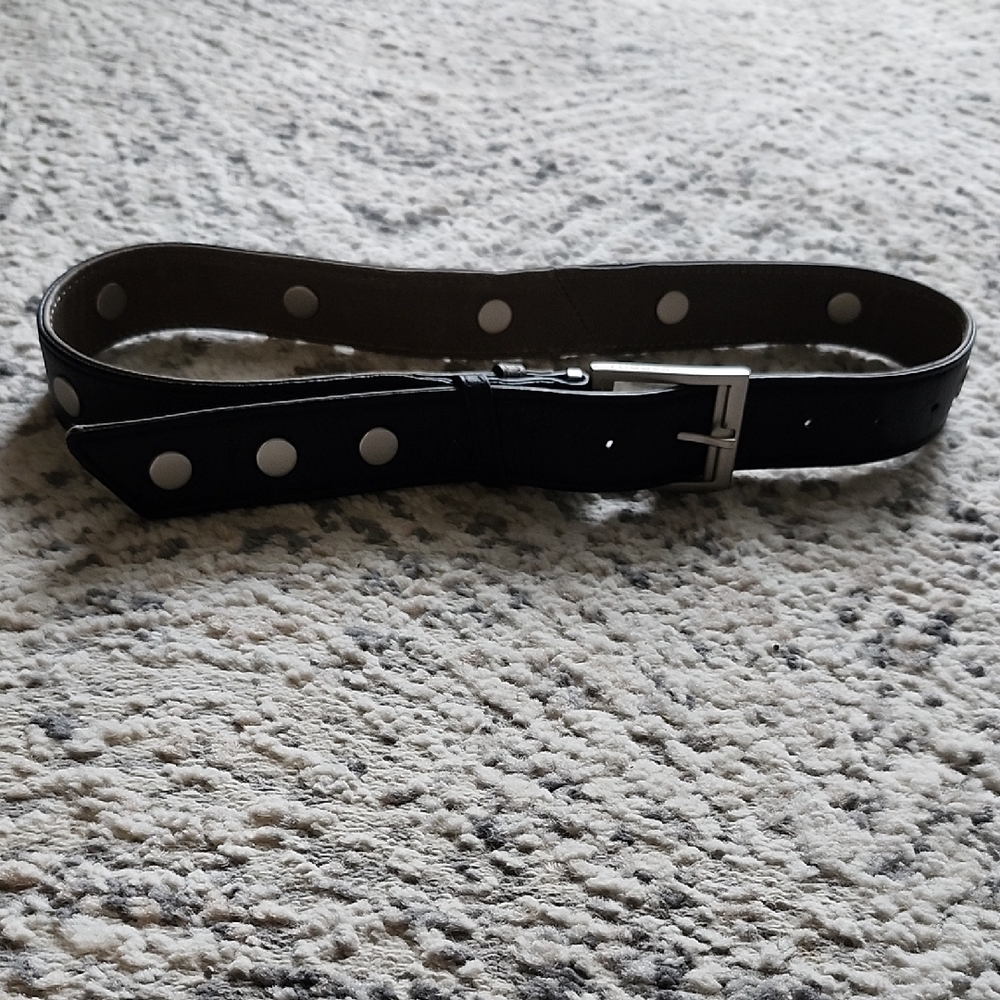Hammitt Women's Charlie Reversible Rivet Belt Size Small